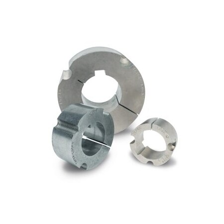 Dodge Industrial Stock Bore Taper Lock Bushing, 7/8 in Dia Bore, 3.38 in Dia Barrel, 1-3/4 in OAL, Sintered Steel 119106